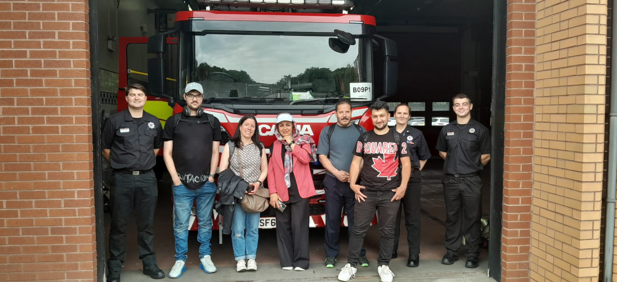Fire Station visit in June 25