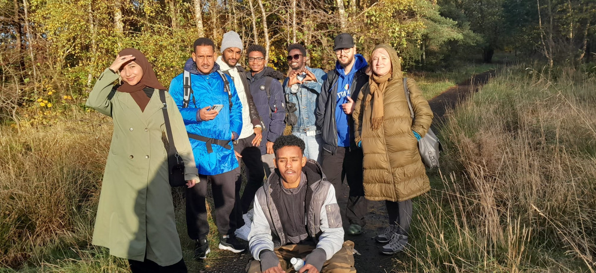 Walk at Hogganfield Park in October 25